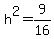 h%5E2=9%2F16