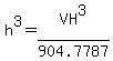 h%5E3=VH%5E3%2F904.7787