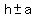 h+%2B-+a