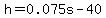 h+=+0.075s-40