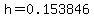 h+=+0.153846