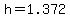 h+=+1.372