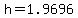h+=+1.9696