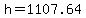 h+=+1107.64