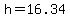 h+=+16.34