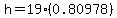 h+=+19%280.80978%29