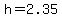 h+=+2.35