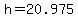h+=+20.975
