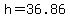 h+=+36.86