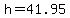 h+=+41.95