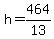 h+=+464%2F13