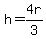 h+=+4r%2F3