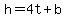 h+=+4t%2Bb