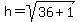 h+=+sqrt%2836%2B+1%29