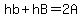 hb%2BhB=2A