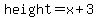 height=+x%2B3