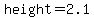 height=2.1