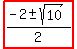 highlight%28%28-2%2B-+sqrt%2810%29%29%2F2%29