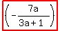 highlight%28%28-7a%2F%283a%2B1%29%29%29
