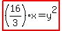 highlight%28%2816%2F3%29x=y%5E2%29