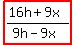 highlight%28%2816h%2B9x%29%2F%289h-9x%29%29