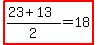 highlight%28%2823%2B13%29%2F2=18%29
