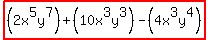 highlight%28%282x%5E5y%5E7%29%2B%2810x%5E3y%5E3%29-%284x%5E3y%5E4%29%29