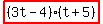 highlight%28%283t-4%29%28t%2B5%29%29