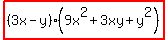highlight%28%283x-y%29%289x%5E2%2B3xy%2By%5E2%29%29