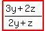 highlight%28%283y%2B2z%29%2F%282y%2Bz%29%29