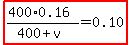 highlight%28%28400%2A0.16%29%2F%28400%2Bv%29=0.10%29