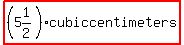 highlight%28%285%261%2F2%29cubiccentimeters%29