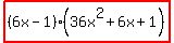 highlight%28%286x-1%29%2836x%5E2%2B6x%2B1%29%29