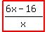 highlight%28%286x-16%29%2Fx%29