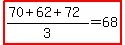 highlight%28%2870%2B62%2B72%29%2F3=68%29
