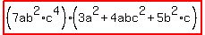 highlight%28%287ab%5E2%2Ac%5E4%29%283a%5E2%2B4abc%5E2%2B5b%5E2%2Ac%29%29