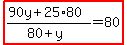 highlight%28%2890y%2B25%2A80%29%2F%2880%2By%29=80%29
