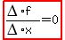 highlight%28%28DELTA%2Af%29%2F%28DELTA%2Ax%29+=0%29