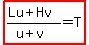 highlight%28%28Lu%2BHv%29%2F%28u%2Bv%29=T%29