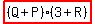 highlight%28%28Q%2BP%29%283%2BR%29%29