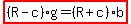 highlight%28%28R-c%29g=%28R%2Bc%29b%29