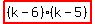 highlight%28%28k-6%29%28k-5%29%29