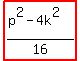 highlight%28%28p%5E2-4k%5E2%29%2F16%29