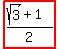 highlight%28%28sqrt%283%29%2B1%29%2F2%29