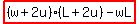 highlight%28%28w%2B2u%29%28L%2B2u%29-wL%29