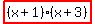 highlight%28%28x%2B1%29%28x%2B3%29%29