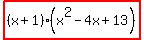 highlight%28%28x%2B1%29%28x%5E2-4x%2B13%29%29