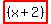 highlight%28%28x%2B2%29%29