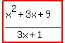 highlight%28%28x%5E2%2B3x%2B9%29%2F%283x%2B1%29%29