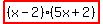 highlight%28%28x-2%29%285x%2B2%29%29